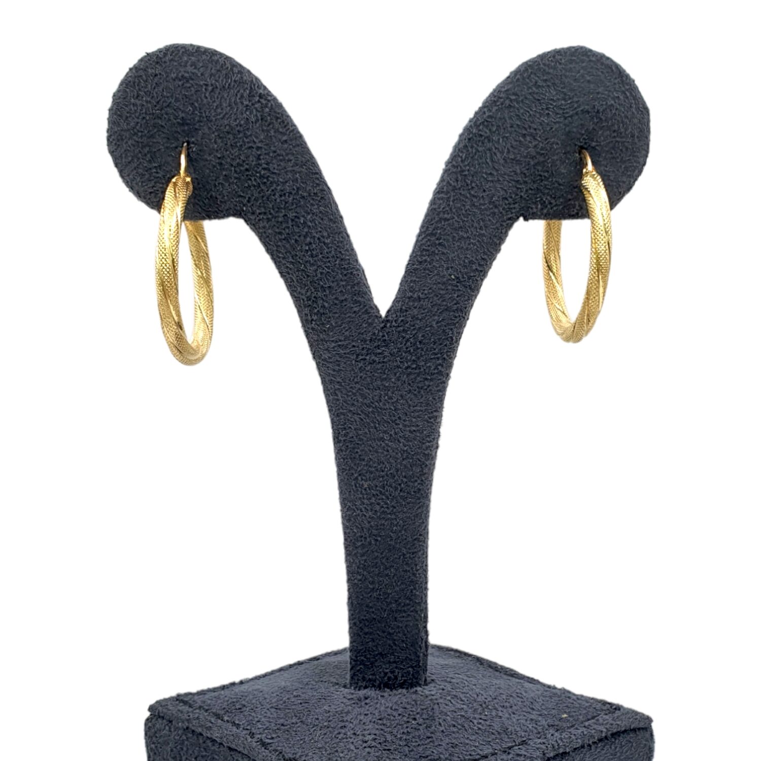 Spiral Foundrae Hoop Earring