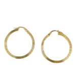 Round Hoop Earring