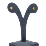 Flower Heart Stud Earring