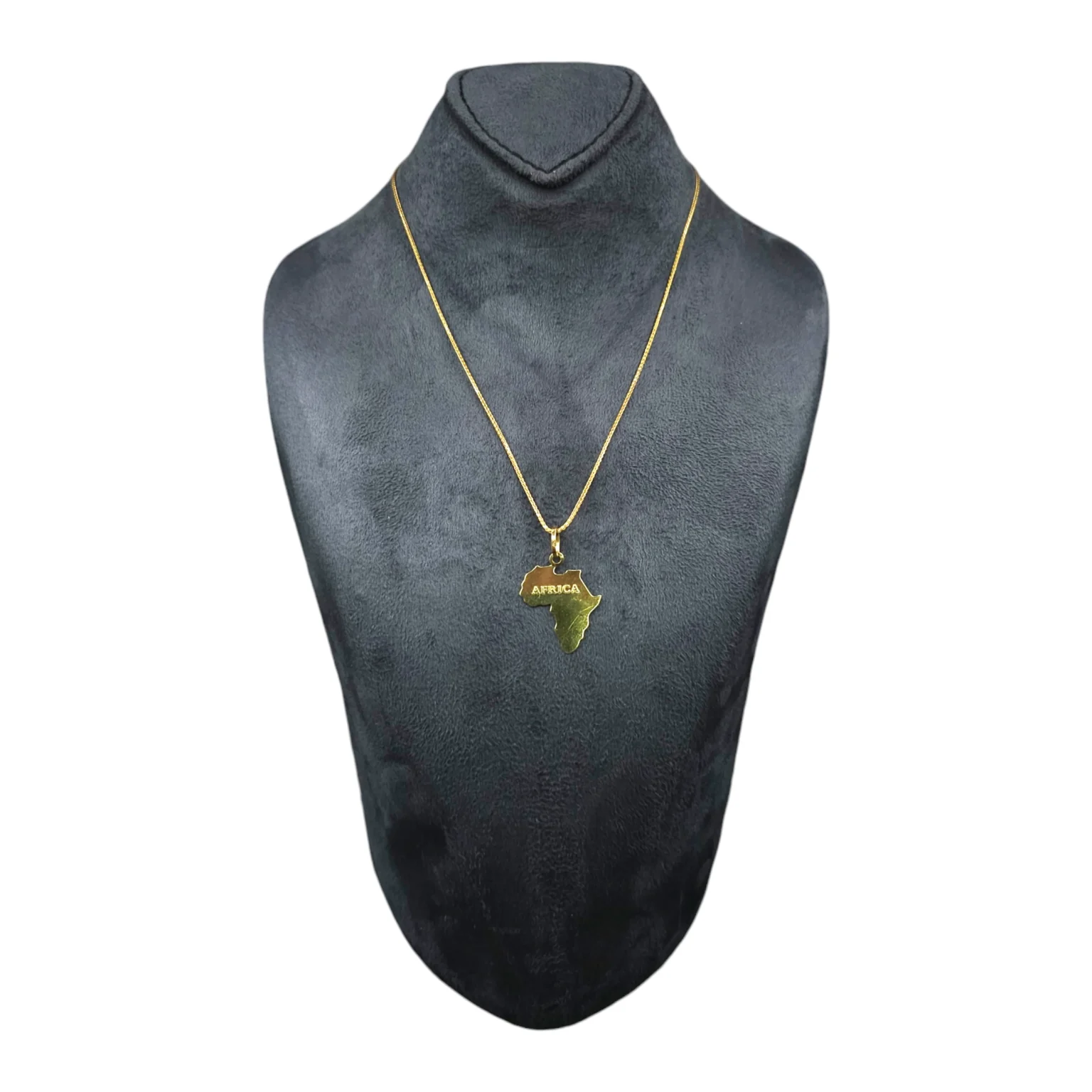 Africa Map Charm Pendant