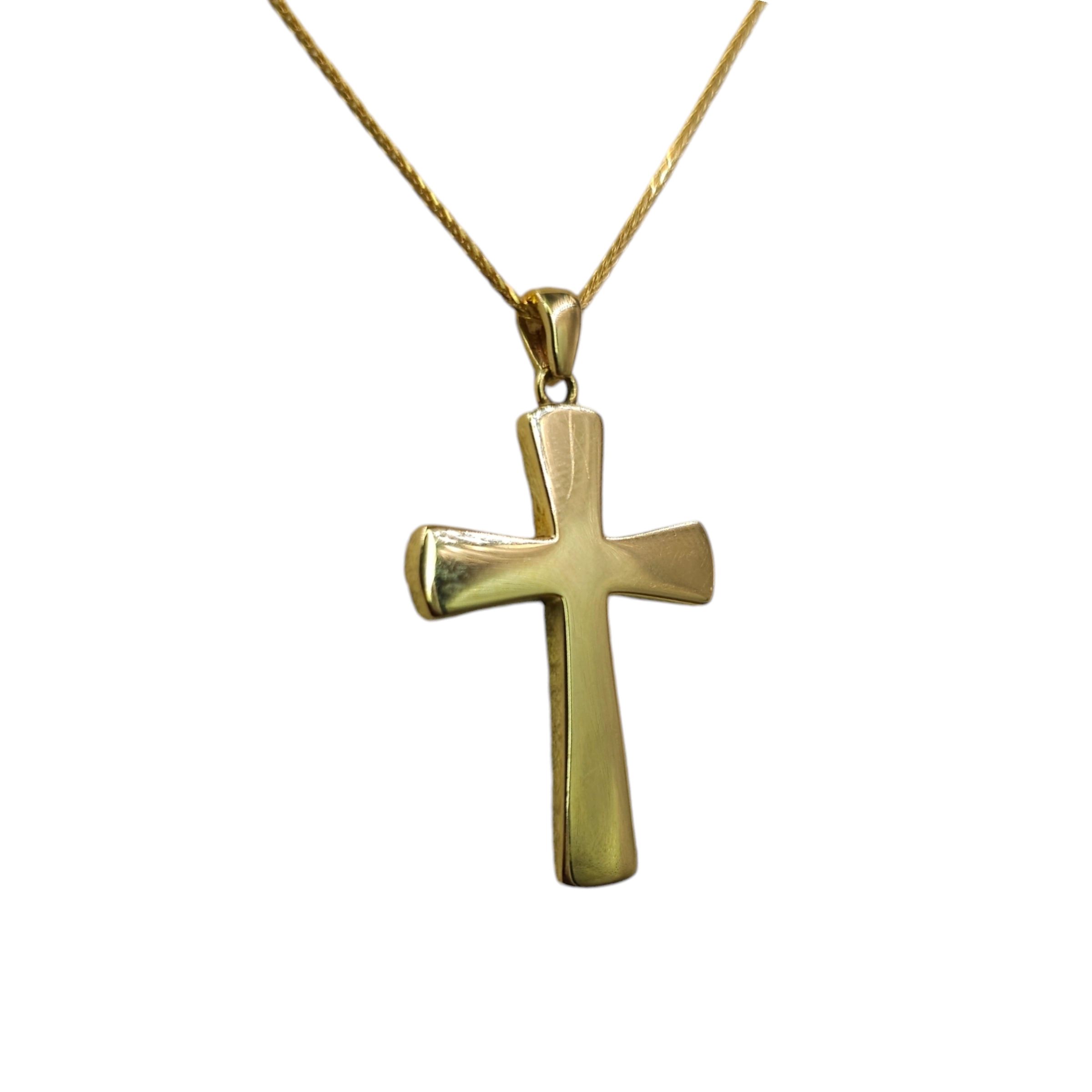 Cross Texture Charm Pendant