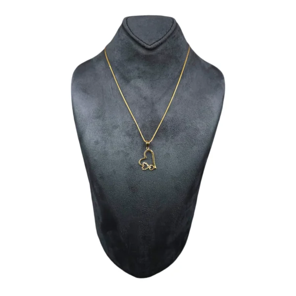 Triple Heart Charm Pendant