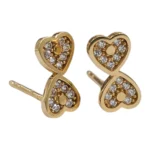 Infinity Heart Stud Earring