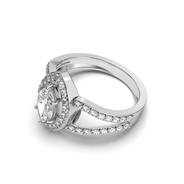 White Marquise Diamond Ring