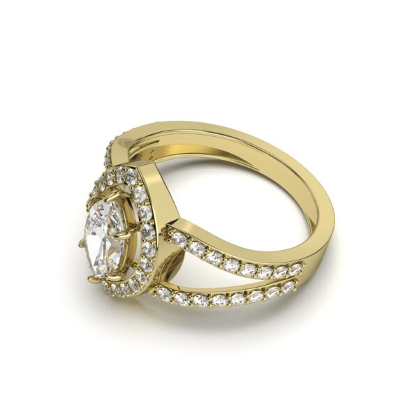 White Marquise Diamond Ring