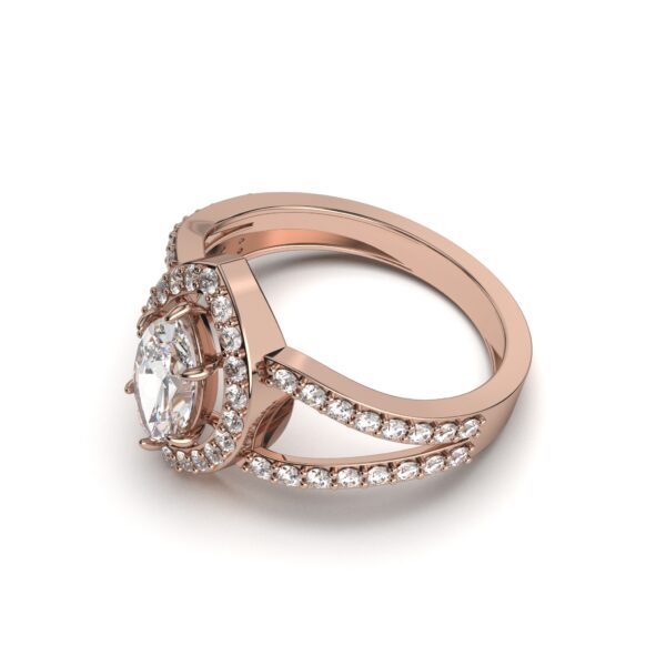 White Marquise Diamond Ring