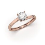 White Round Diamond Ring