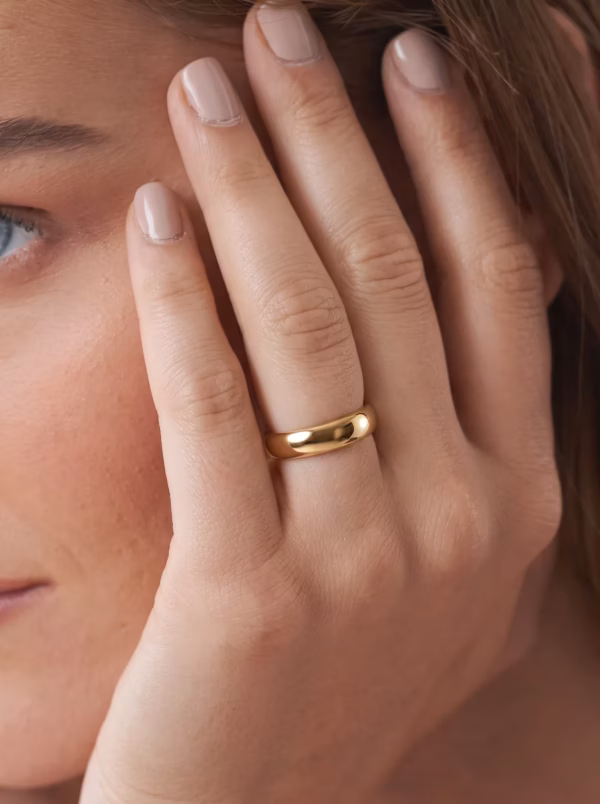 Couple Plain Wedding Band