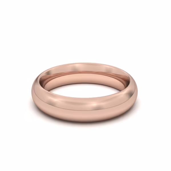 Couple Plain Band Ring