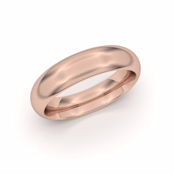 Couple Plain Band Ring