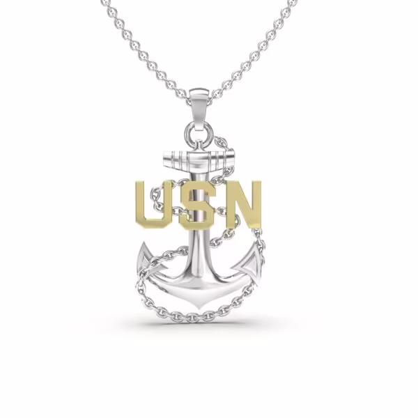 USN Two Tone Pendant