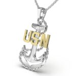 USN Two Tone Pendant