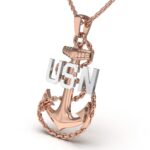 USN Two Tone Pendant