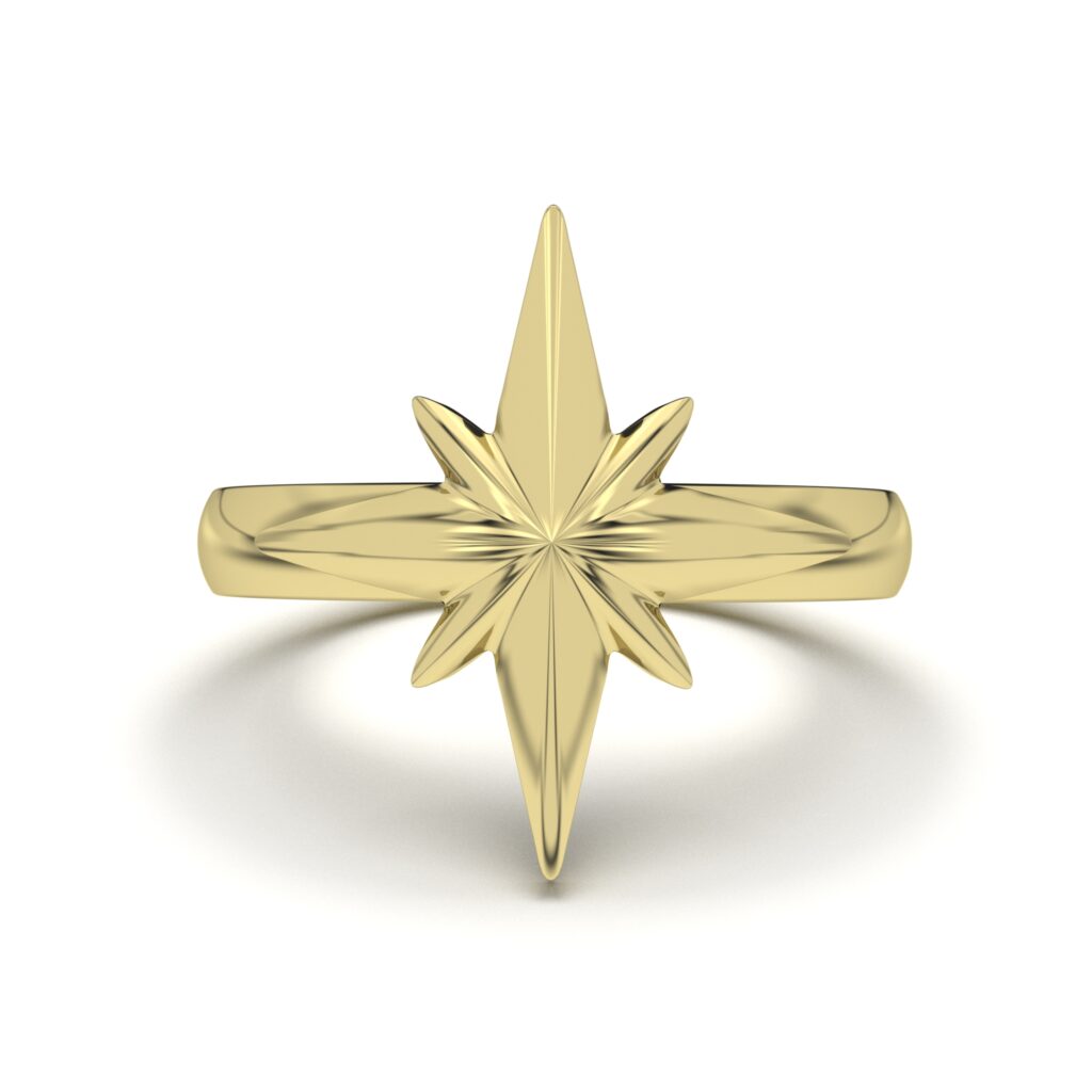 Starlight Yellow Gold Ring