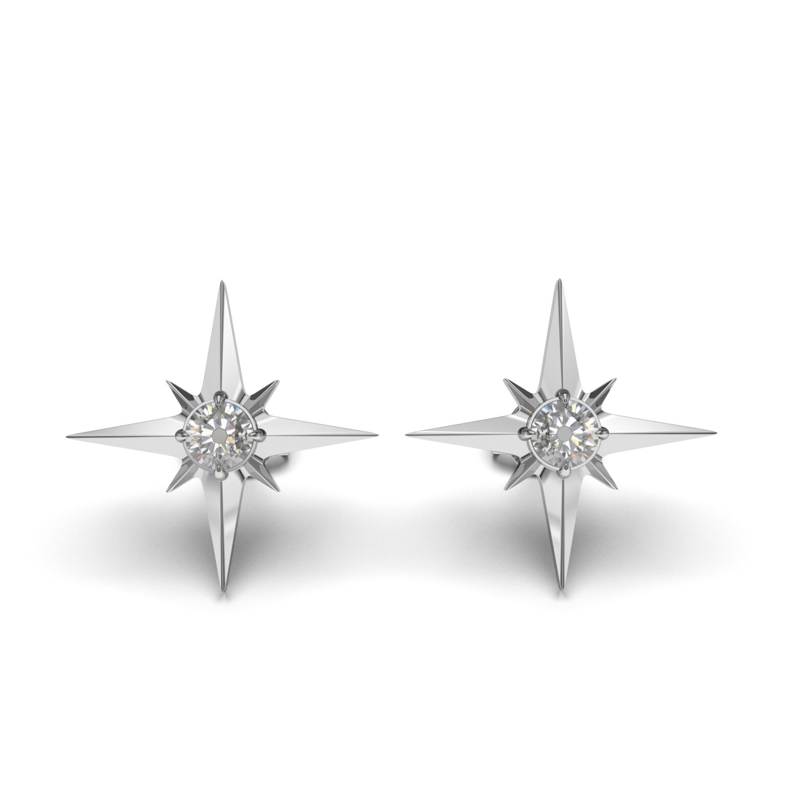 Starlight Diamond Stud Earring
