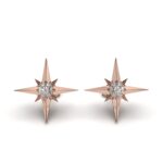 Starlight Diamond Stud Earring
