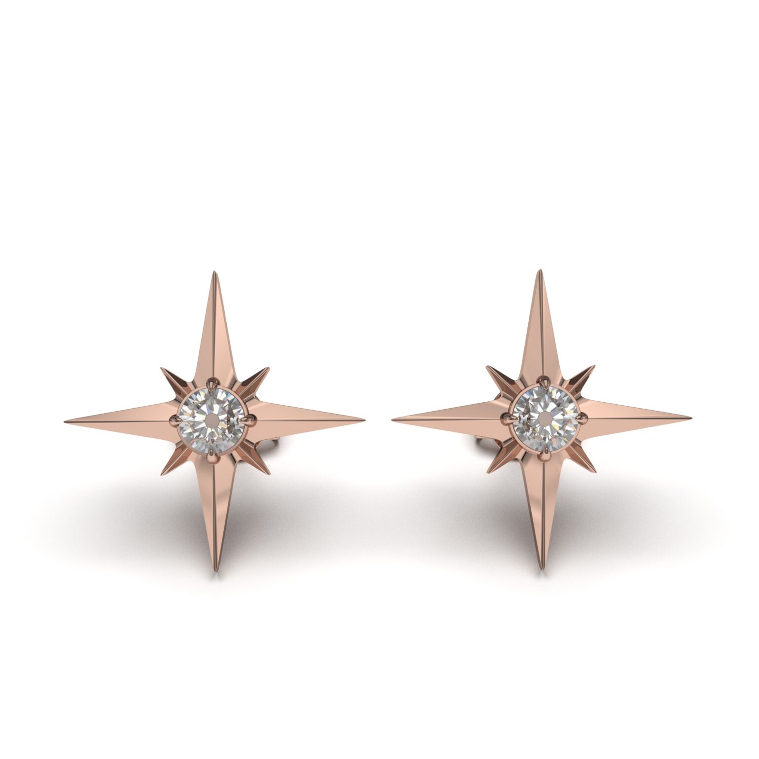 Starlight Diamond Stud Earring