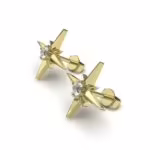 Starlight Diamond Stud Earring