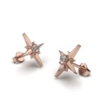 Starlight Diamond Stud Earring