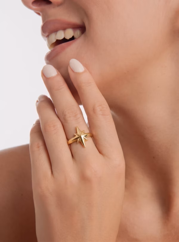 Starlight Yellow Gold Ring