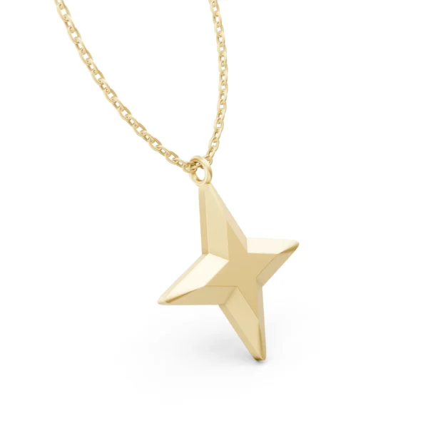 Plain Northern Star Pendant