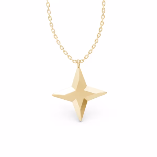 Plain Northern Star Pendant