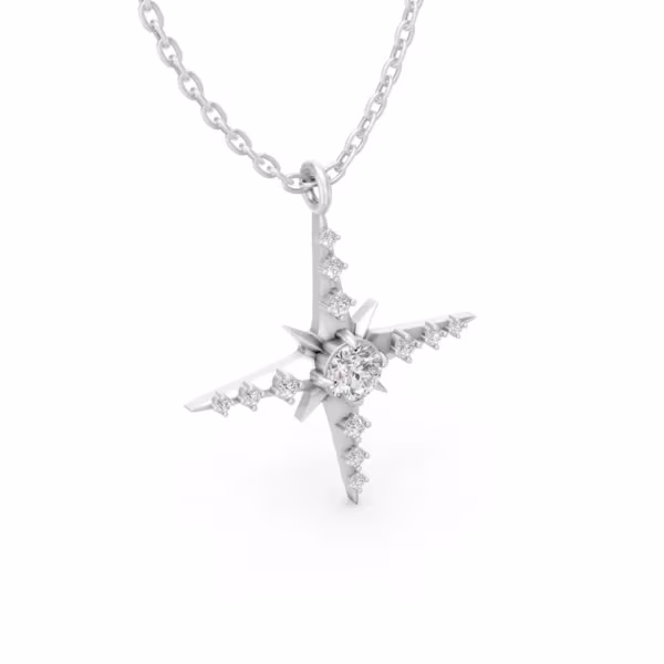 Northern Star Diamond Pendant