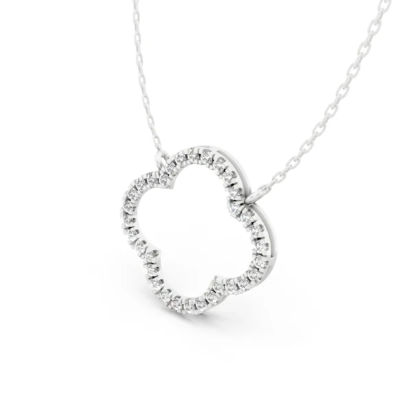 Diamond Clover Necklace