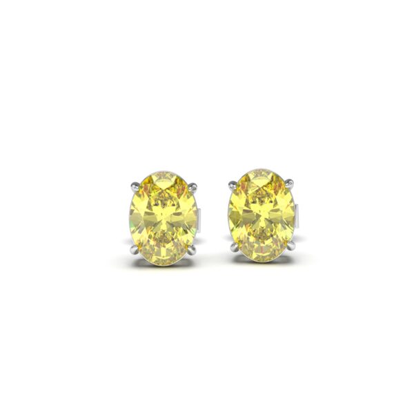 Brilliant Citrine Studs