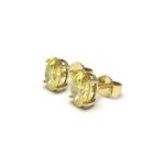 Brilliant Citrine Studs