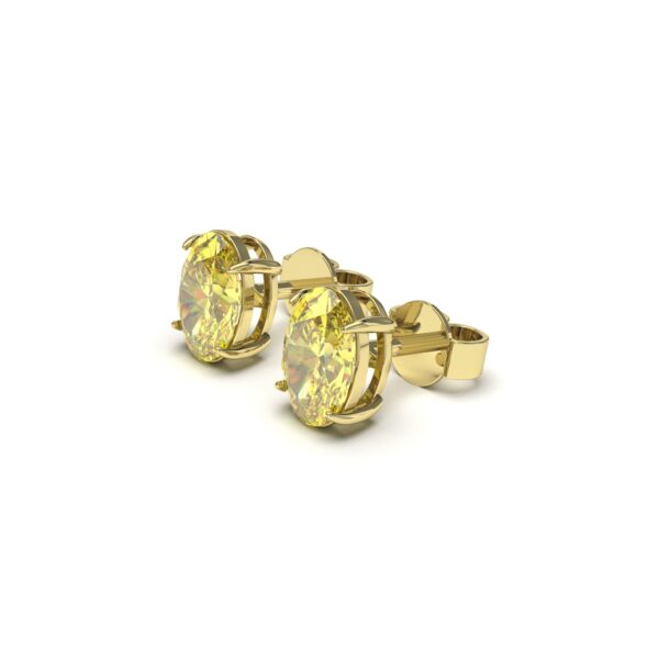 Brilliant Citrine Studs
