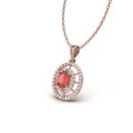 Exquisite Ruby Halo