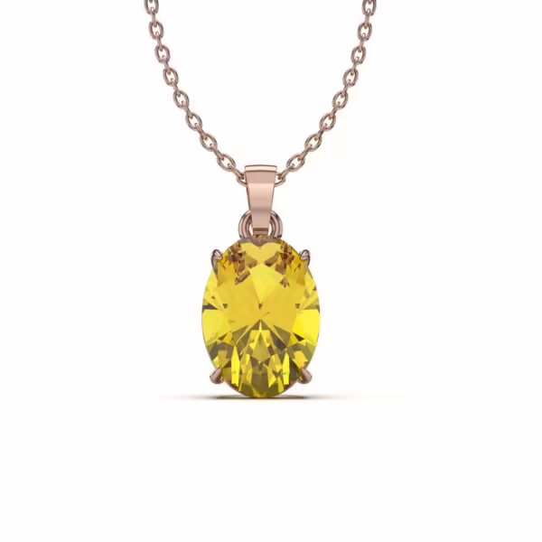 Emperial Citrine Pendant