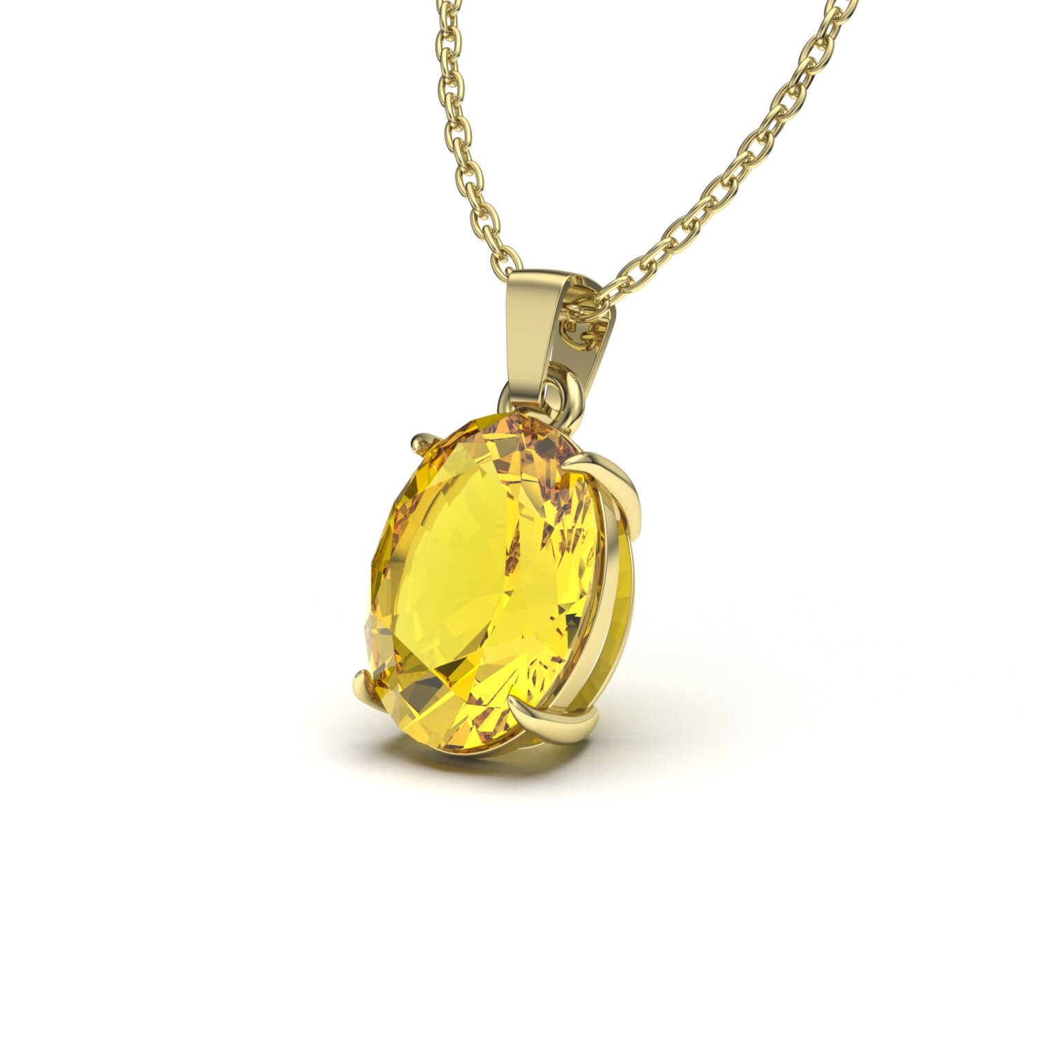 Emperial Citrine Pendant