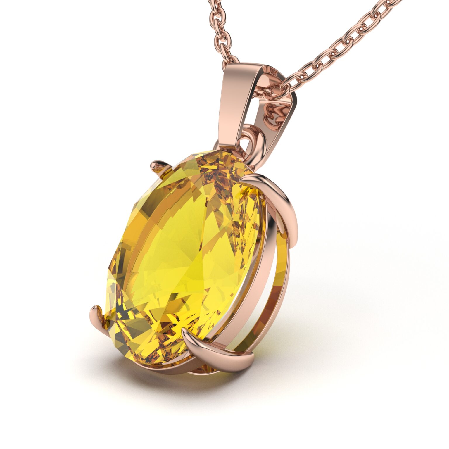 Emperial Citrine Pendant