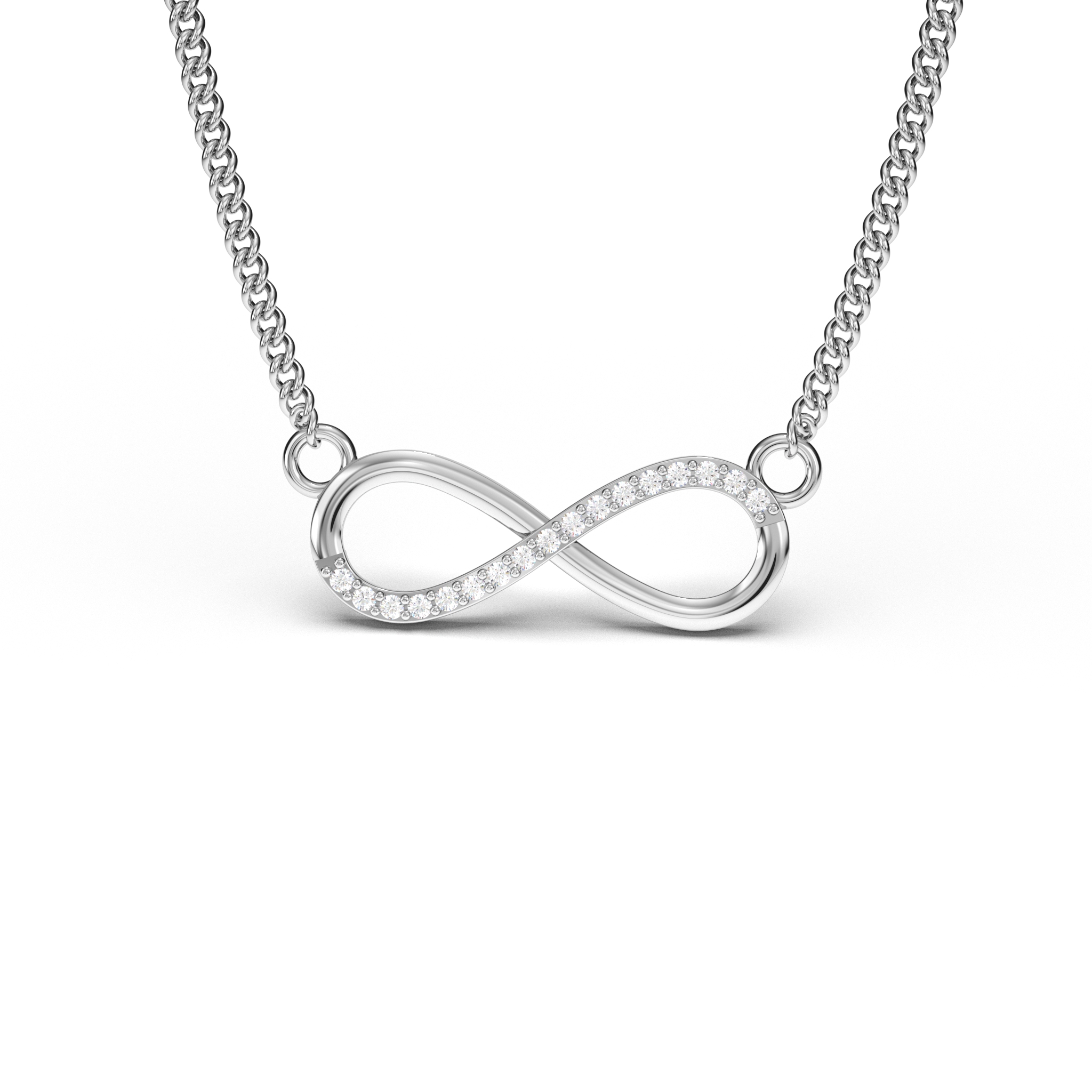 Dazzling Infinity Necklace