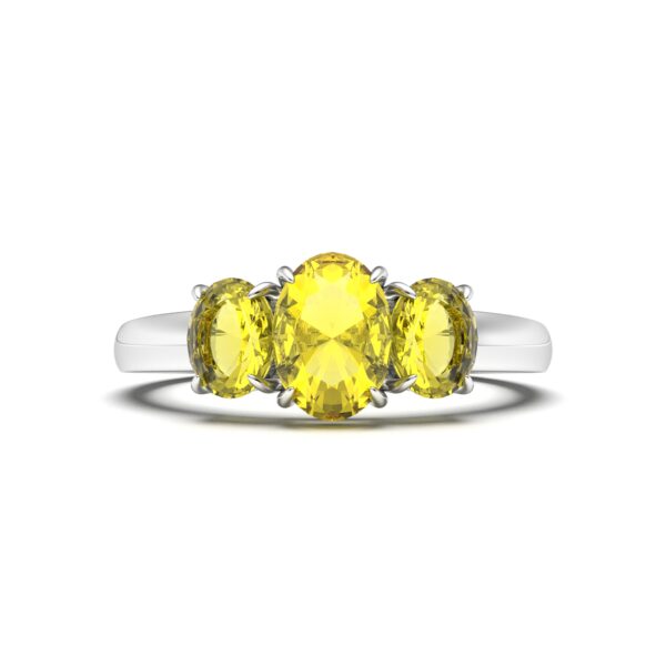Citrine Radiant Ring