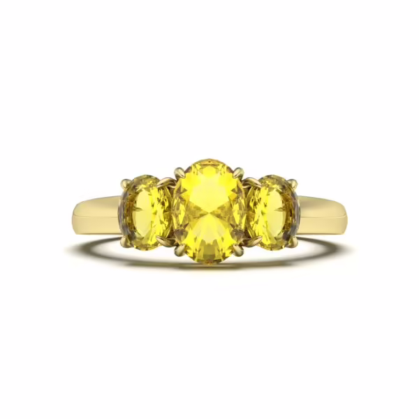 Citrine Radiant Ring
