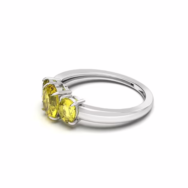 Citrine Radiant Ring