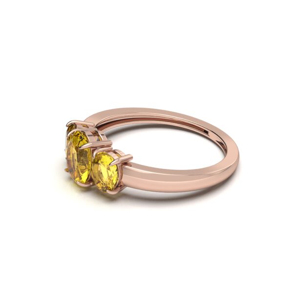 Citrine Radiant Ring