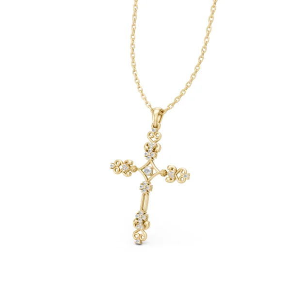 Diamond Cross Pendant