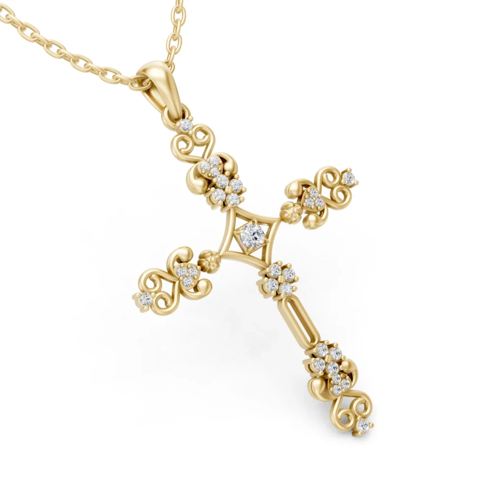 Diamond Cross Pendant