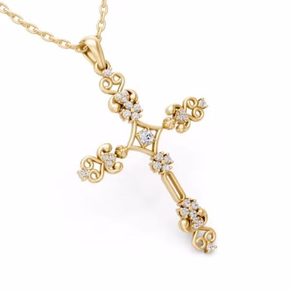 Diamond Cross Pendant
