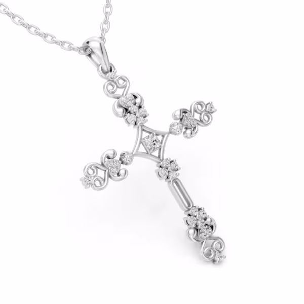 Diamond Cross Pendant