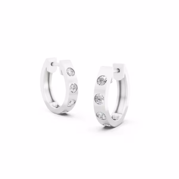 Diamond Love Earrings