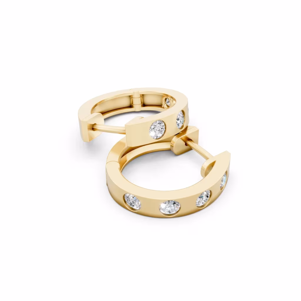 Diamond Love Earrings