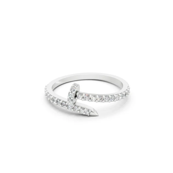 Diamond Nail Ring