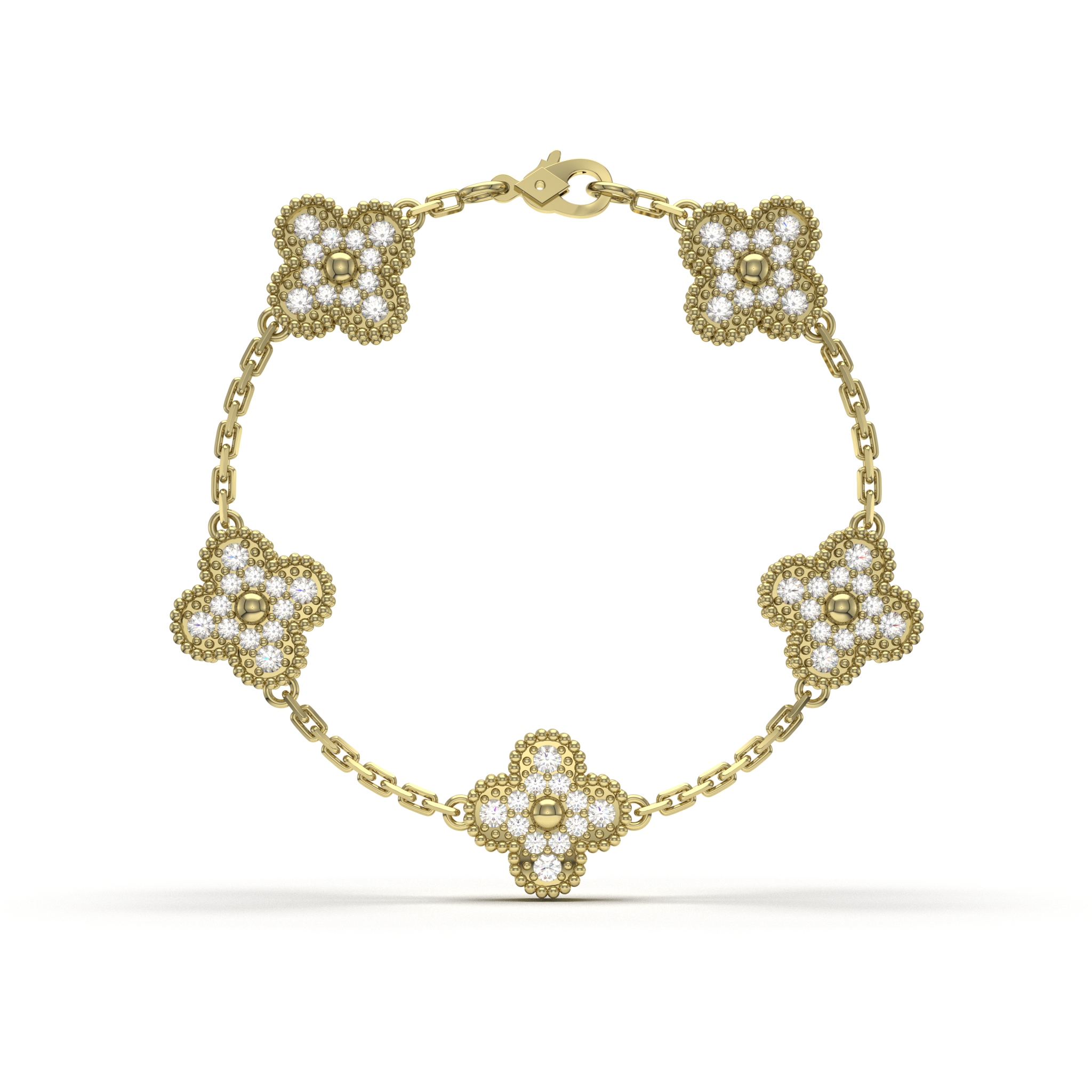 Clover Diamond Bracelet