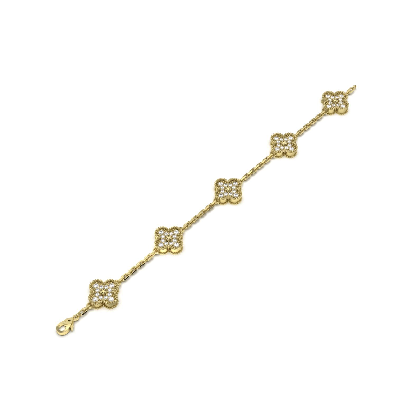 Clover Diamond Bracelet