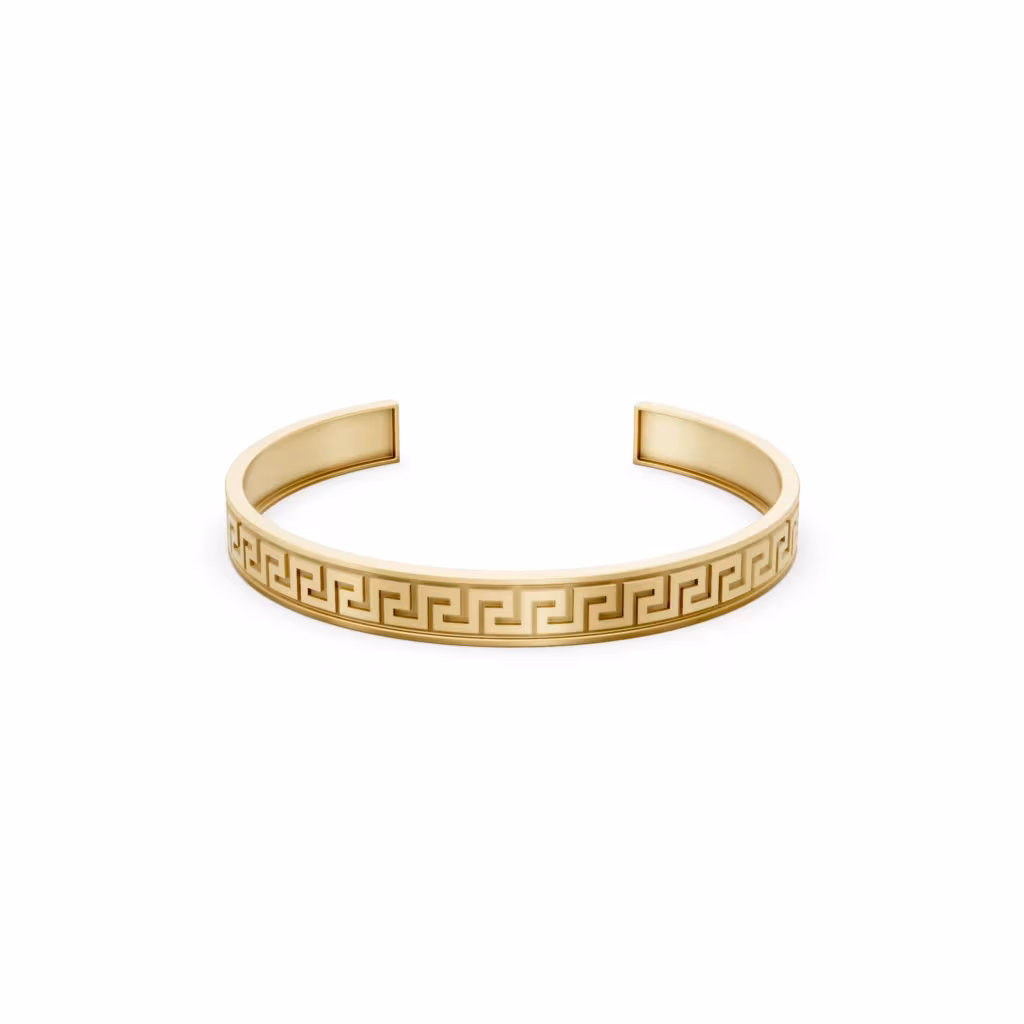 Greek Key Bangle